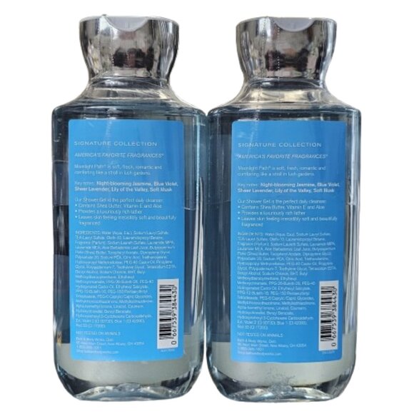 2 - Bath & Body Works Moonlight Path Shea Butter & Vitamin E Shower Gel 10 Oz - Picture 6 of 10